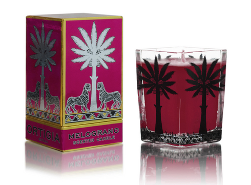 Pomegranate Large Square Candle